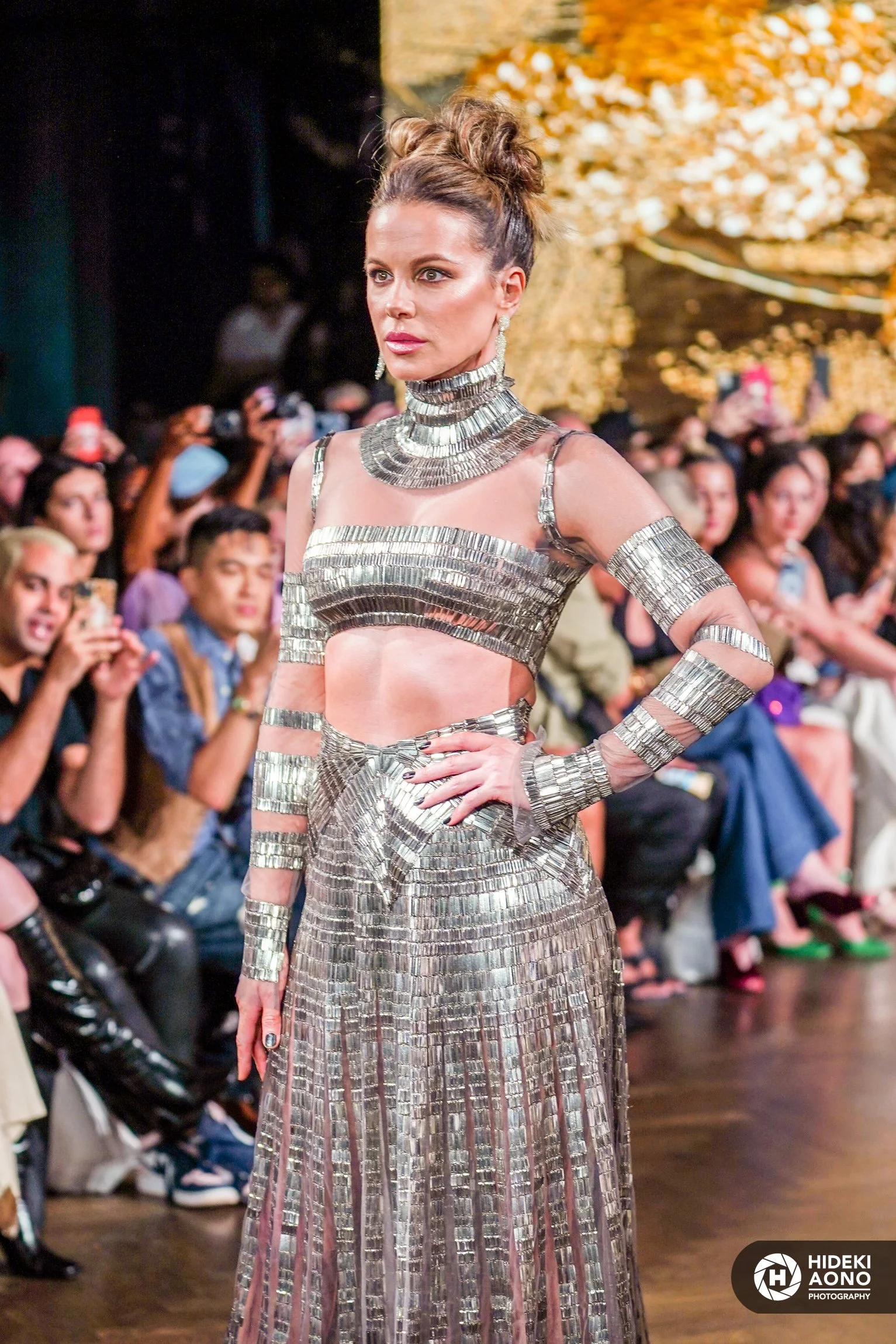 Runway photography portrait detail