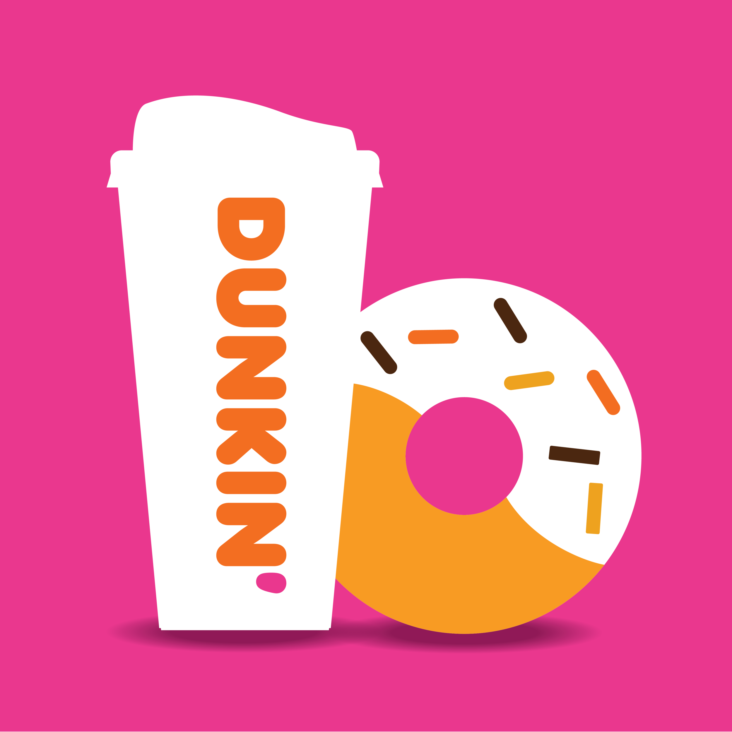 Dunkin loyalty transformation visual system
