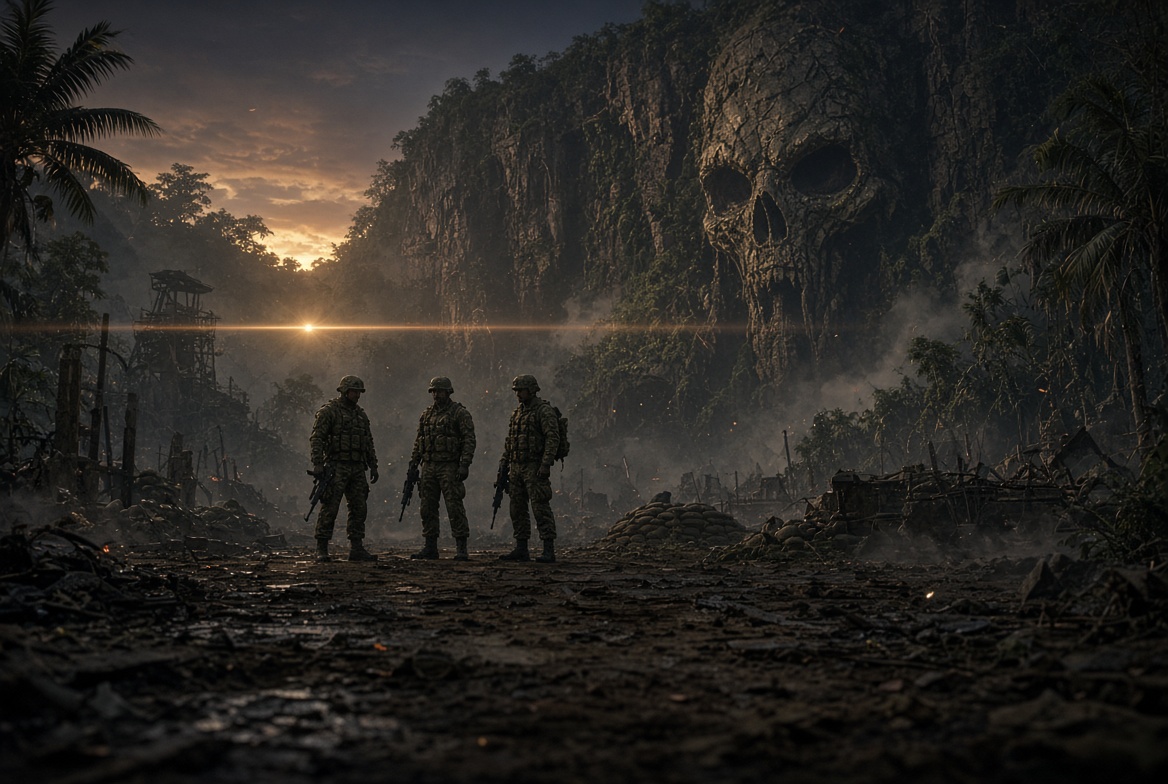 Last Strike operatives overlooking a transformed New York battlefield
